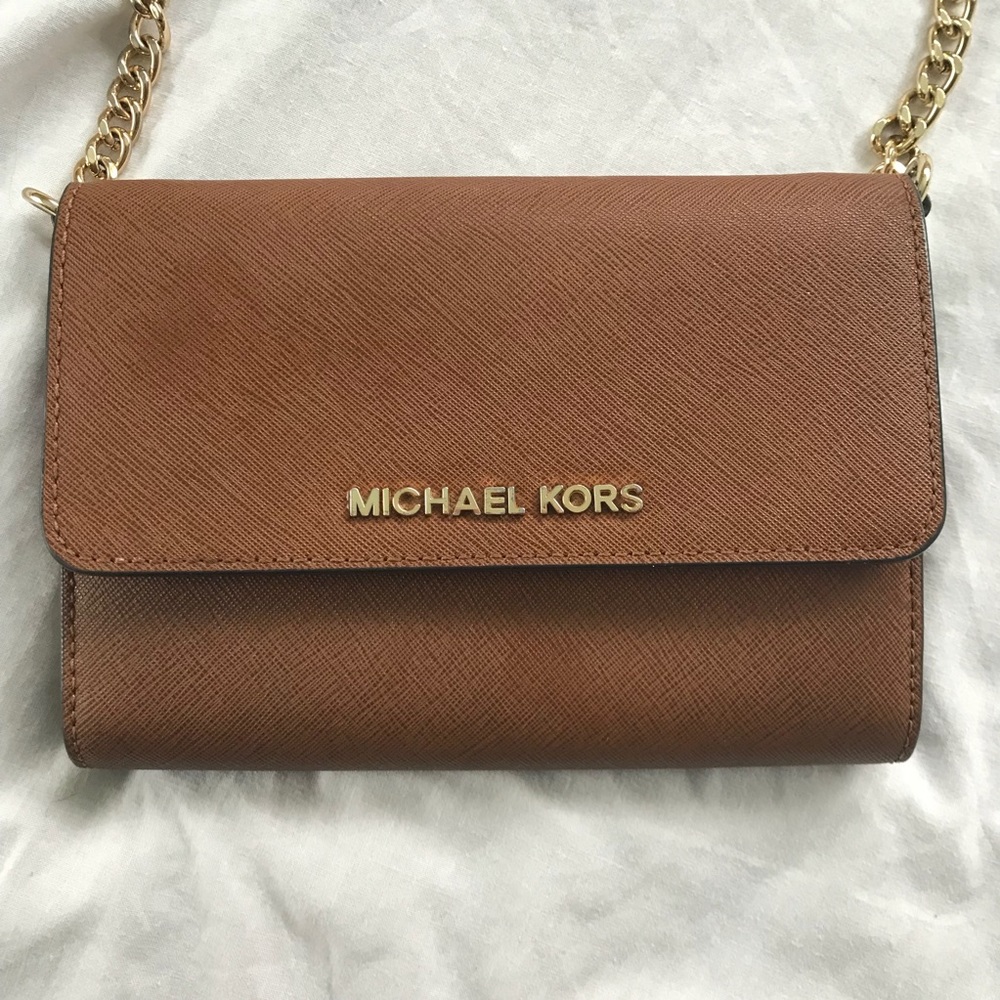 MK brown cross body 🌟 excellent condition!